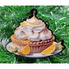 Lemon Meringue Pie Christmas Ornament