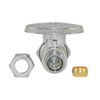 Eastman Quarter-Turn Straight Stop Valve with Brass Ball Mechanism, 5/8