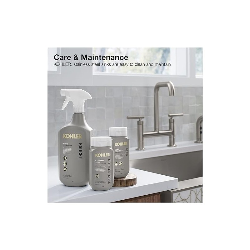 KOHLER 35726-VS K-35726-VS Garbage Disposal Air Switch Button, Vibrant Stainless