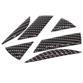 Finest-Folia DM001 DM002 3D Emblem Gel Sticker Front and Rear (Carbon Black)