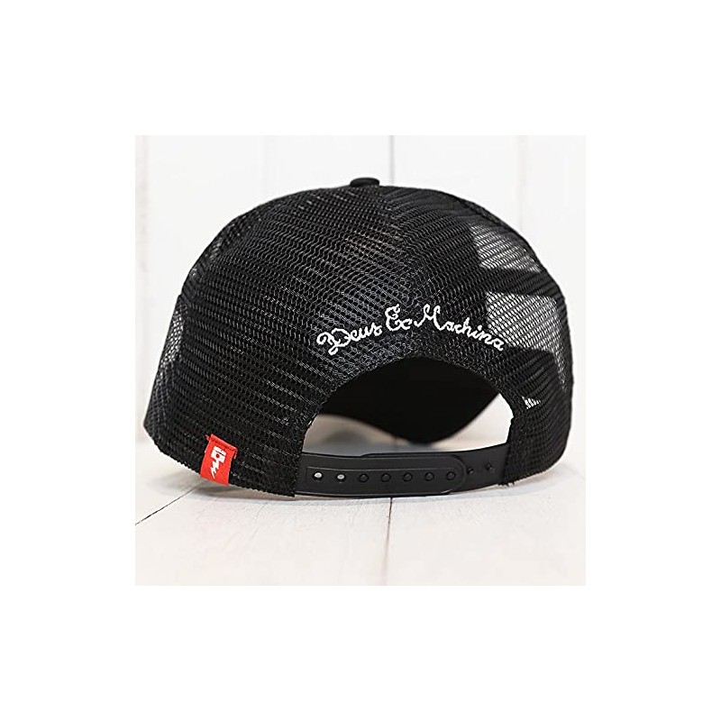 Deus Exmakina DMW47840 Tokyo Address Trucker Cap Mesh Cap, Khaki