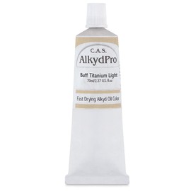 C.A.S. Paints AlkydPro Fast-Drying Oil Color Paint Tube, 70ml, Buff Titanium Light