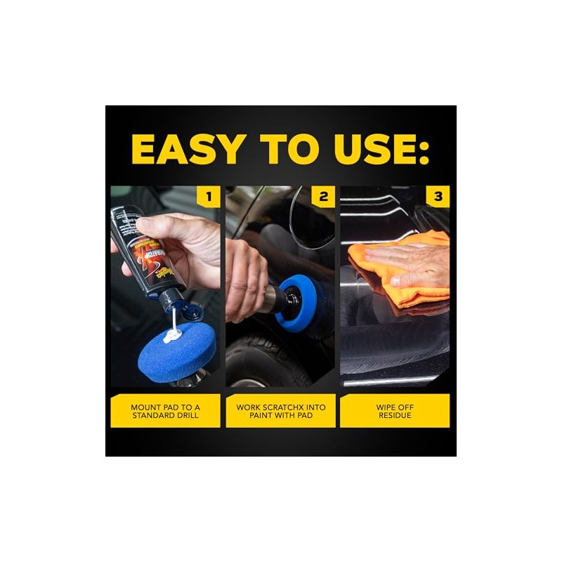 Meguiar's Kit para Remover Rayones Localizados, Negro, G190200