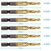 6-pc 10-32NC Combination Drill Tap Bit Set SAE, 10-32NC Thread