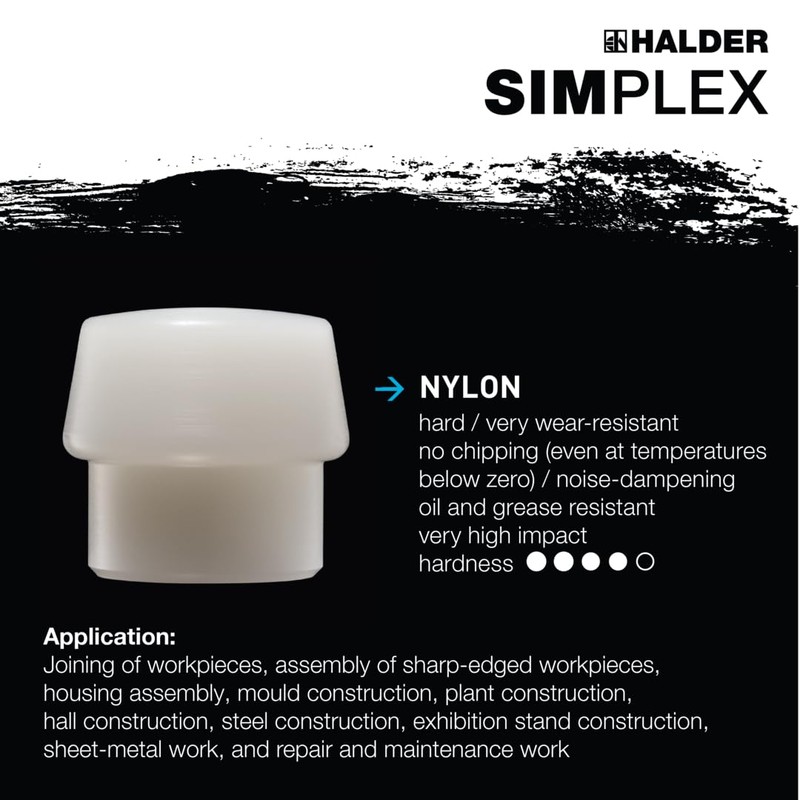 Halder to Shin purekkusu For Insert Nylon (White) Diameter 60