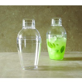 EMI Yoshi Koyal Cocktail Shaker, 10-Ounce, Clear, Set of 24