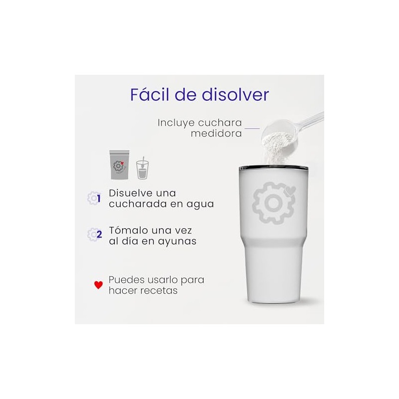 Health Ing Péptidos Colágeno Hidrolizado Tipo Iii Polvo Proteína Pura