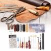Leather Working Kit DIY Making High Carbon Steel Wooden Handles