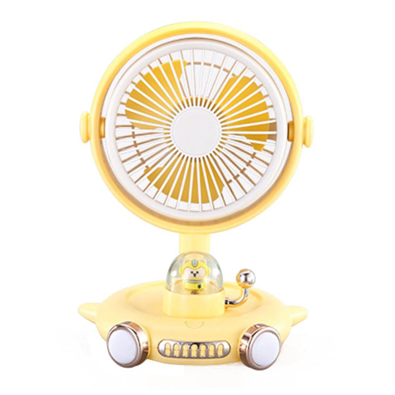 Cute Mini Handheld Fan Small Personal Desk Table Fan 1200mah