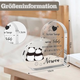 Valentine's Day Gift for Him Wedding Anniversary Gifts for Men Partner Gifts Husband Boyfriend Anniversary Gift for Him Acrylic Decoration Couple Gifts Couple I Love You Gifts for Men