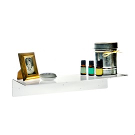 SOURCEONE.ORG Source One Deluxe 12, 16 & 24 Inch Clear Acrylic Floating Wall Mount Shelves, Sold in Sets of Two (12 Inch)