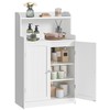 VASAGLE Bathroom Storage Cabinet, Bathroom Floor Cabinet with 2 Doors,