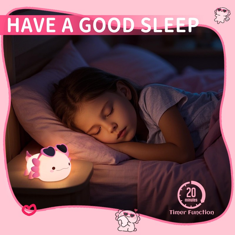 Okayera Axolotl Lamp (Sunglass Axolotl)