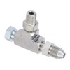 Qiilu Tee Adapter, 1/8" Npt Tee Fitting 3 Way 1/8"