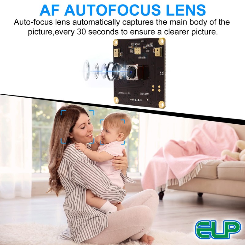 13MP Webcam Autofocus Usb Camera Module,Ultra HD 3840X2880 Web Cam