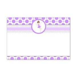 30 Blank Cards Invitations Thank You Cards Purple Fairy Pixie Girl Birthday Party Baby Shower + 30 White Envelopes