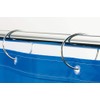 Spirella Ringo 10.13695 Shower Curtain Rings 12 Pieces Chrome