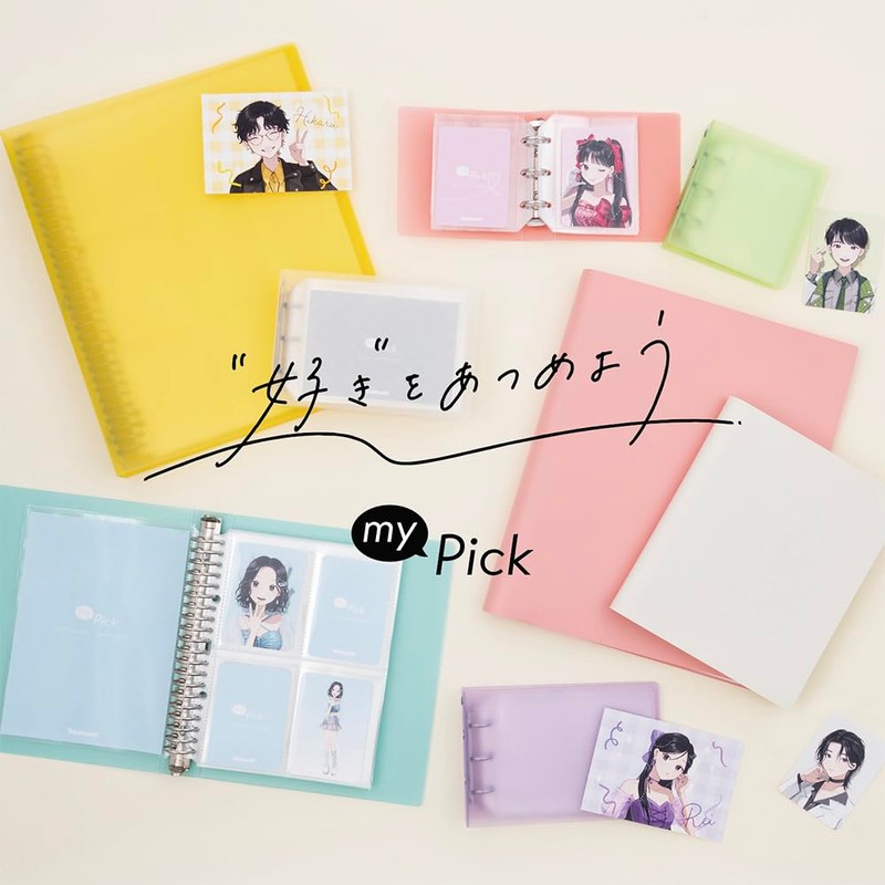 Nakabayashi MP-CBM7070-V My Pick Trading Card Binder, Mini Size, 3