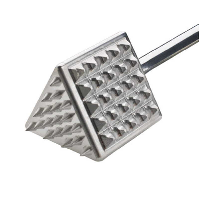 Amco Houseworks 4-in-1 Metal Meat Tenderiser Mallet, 23 cm (9"),