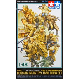 Tamiya 32521 1/48 WWII Russian Infantry & Tank Crew Set