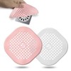 2 Pack Drain Hair Catcher Durable Silicone Drain Protector Hair