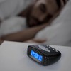 Equity 31003 LCD Snooze Alarm Clock, Black