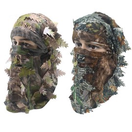 Aoutacc Camouflage Hat Balaclava 3D Full Face Mask Headwear Turkey Camouflage Headwear Hunting Shooting Cycling Tactical Comfortable Soft Balaclava Headwear