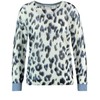 Gerry Weber Women's Jumper, Beige/Blue Patterned Leo