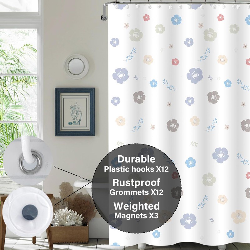 Plastic Shower Liner - Premium EVA 5G Shower Curtain Liner