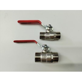 Brass Ball Valve 1/2 Inch Male Thread / 3/4 Inch Male Thread / Male Thread (Brass Shut-off Valve 1/2 Inch AG/AG)