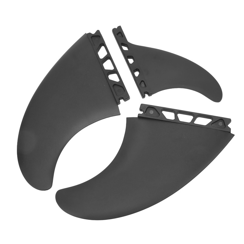 3PCS Surf Fin Set Flexible Stable Lightweight Durable PVC Surfboard