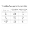 sourcing map 304 Stainless Steel Hose Barb Fitting Coupler, 8mm