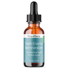 Viva Doria Líquido remineralizante de esmalte dental, protege el esmalte dental y ayuda a mantener las encías sanas 1 fl oz