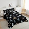 Erosebridal Modern Airplane Comforter Set Queen Size, Fighter Aircraft Bedding