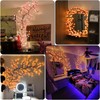 AOLTNRC Cherry Blossom Branches Lights, 48 LED 5.25 FT USB-Powered