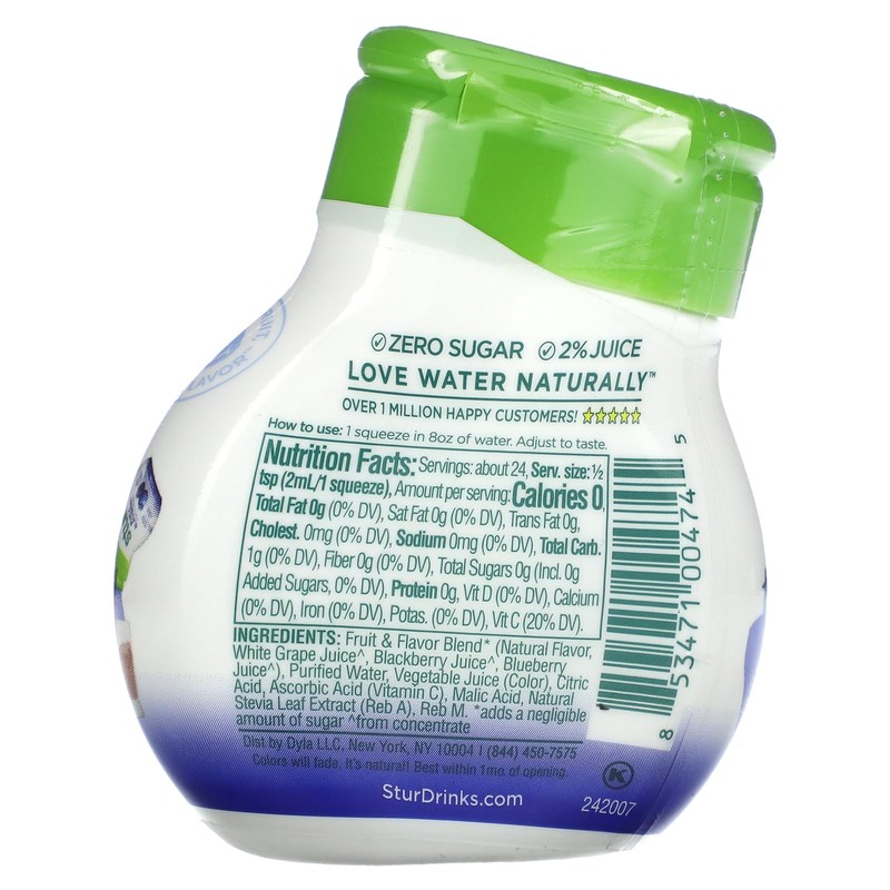 STUR DRINK MIX BLACKBERRY LIQUID ENHANCER