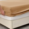 AL NOOR HOME Premium Beige Fitted Sheet - 100% Pure