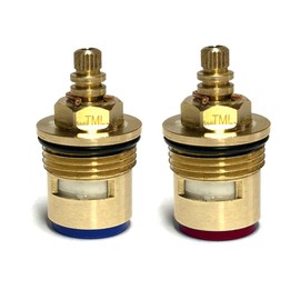 Compatible Victorian Plumbing Victoria Plum Bath Tap Cartridges Quarter Turn 20 Splines 50mm Height