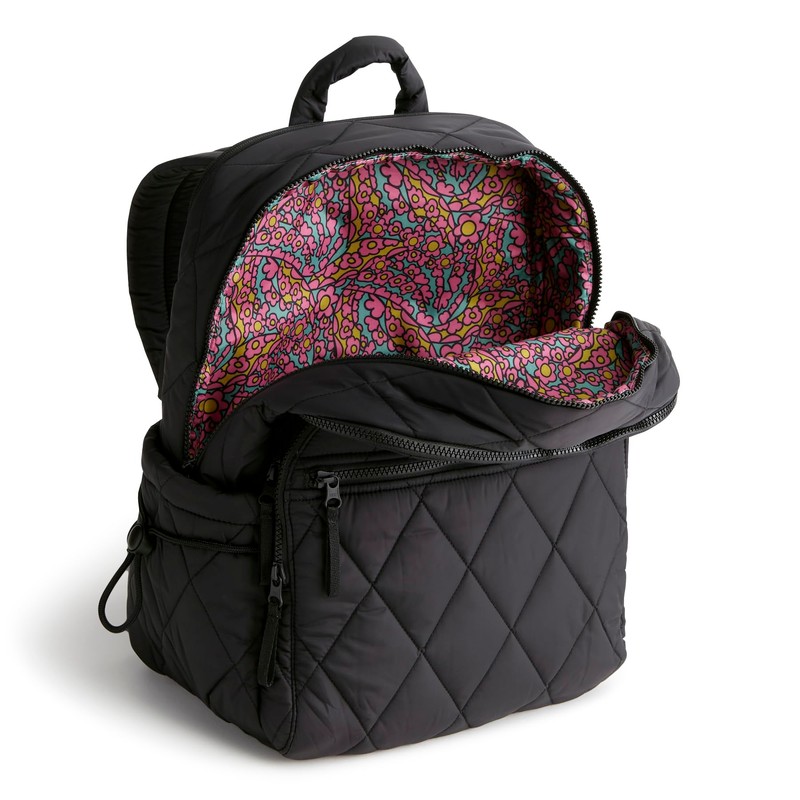 Vera Bradley Women's Nylon Large Bancroft Backpack, Moonless Night, One