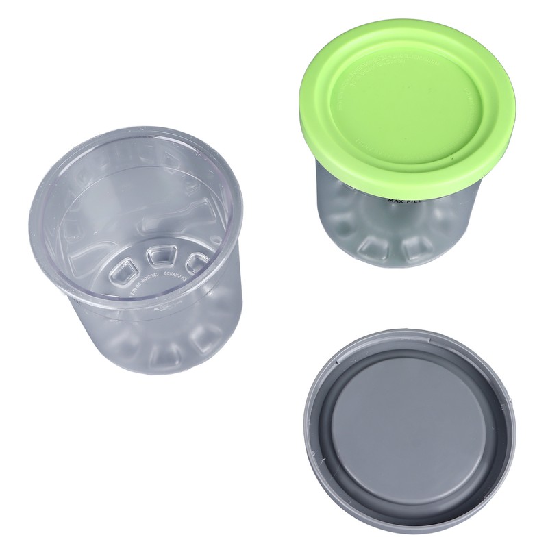 4Pcs Ice Cream Pints Containers and Lids Large Capacity Round