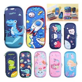 Estuchera Lapicera Lapicera 3d Estuchera Lápices Niños Dinosaurio Cohete Unicor Color Surtidos