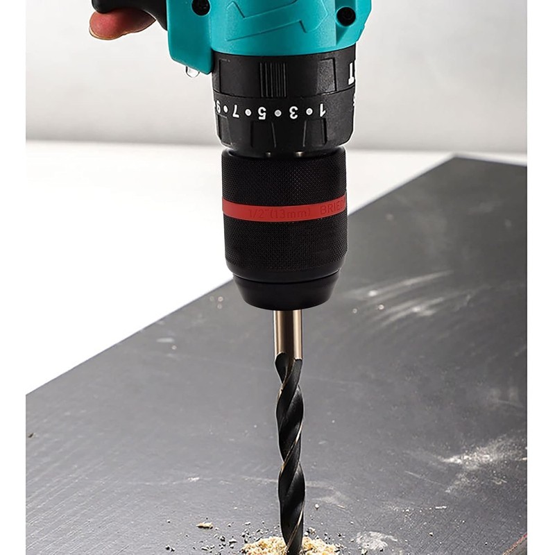 Flylin Keyless Hand Drill Chuck, Hex Shank Drill Chuck Adapter