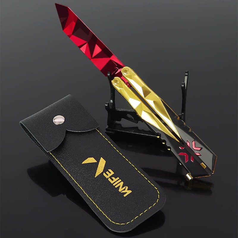 Chewmeter Game Valorant Champion Knife 2022 Bright Ruby Red Model