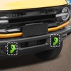 Jimen Fit for Ford Bronco 2021-2024, 2PCS Front Bumper Tow
