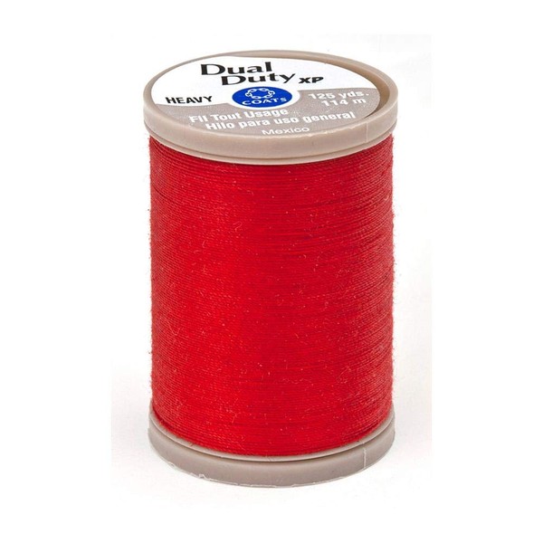 Coats & Clark Dual Duty XP Heavy 125yds Red