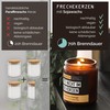 Bad Dekoration Duftkerze mit Spruch | Handgemacht aus Sojawachs |