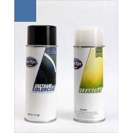 ColorRite Aerosol for Dodge Truck Automotive Touch-up Paint - Light Spectrum Blue Metallic Clearcoat B2/PB2/JB2/B32 - Color+Clearcoat Package