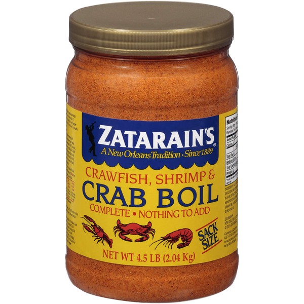 Zatarain's Crawfish, Shrimp & Crab Boil, 4.5 lb (Pack of 6)