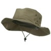 Extra Big Size Brushed Twill Aussie Hats -Khaki 2XL-3XL