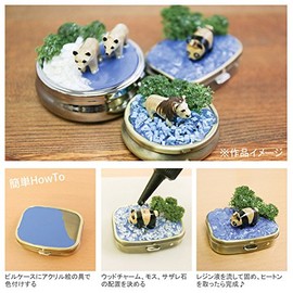 NBK A8-42 Pill Case, Round, φ2.4 inches (61 mm), Antique Gold